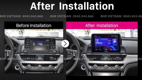 Màn hình DVD Android liền camera 360 Honda Accord 2020 - nay | Fujitech 360 